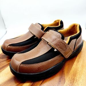 Dr Comfort Douglas Mens 10XW Diabetic Comfort Shoes Loafers Chestnut Brown #6620
